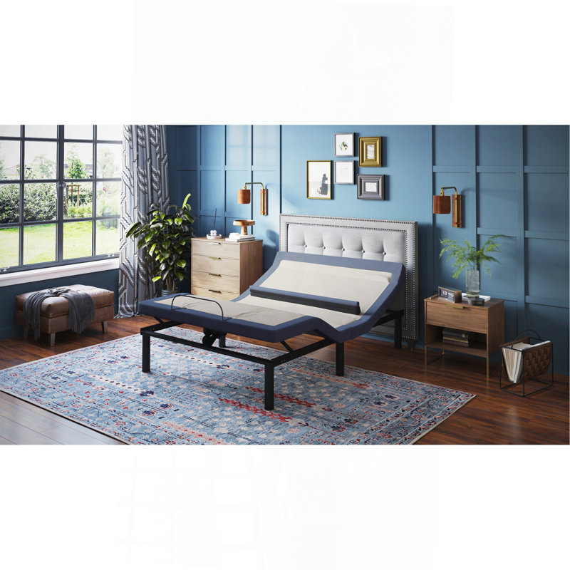 Adjustable Bed Base With Head/Foot Tilt And Lumbar Position Adjustment, California King