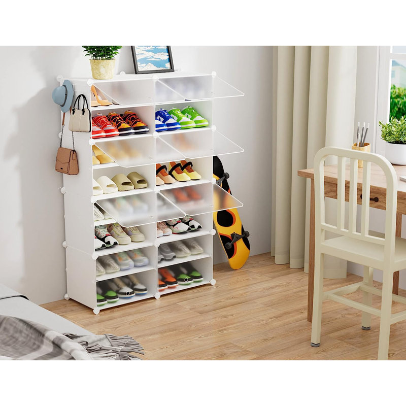 32 Pair Stackable Shoe Storage Box