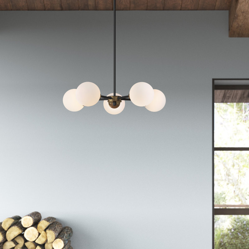 Lustre sphérique Spoutnik à 5 lumières Hallas