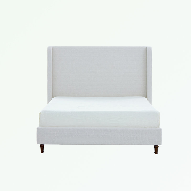 King size Boucle bed with High Headboard, King