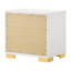 Table de chevet 2 tiroirs blanche