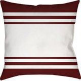 Striped Indoor/Outdoor Throw Pillow