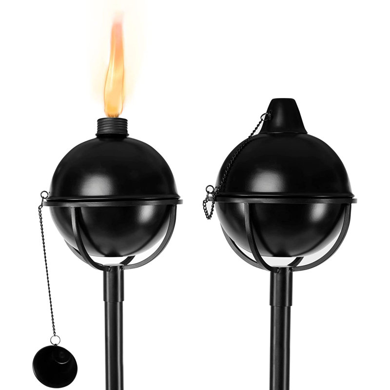 58.11'' Metal Tiki Torch