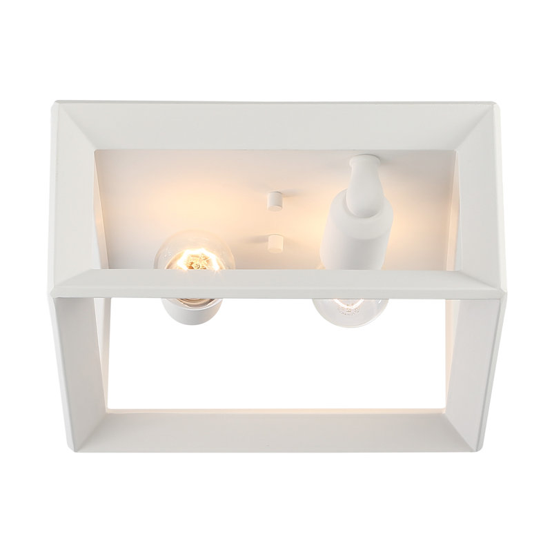Marleni 2-Light Flush Mount in Natural White
