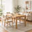 Rectangular Dining Table with Adjustable Feet-962649168