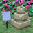 Weather Resistant Floor Fountain with Light