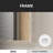 1.3" Thick Rectangle Metal Framed Bathroom Vanity Mirror, Decorative Mirror Wall Mirror with Tempered Glass-2079370090-2079370084