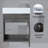 18.1'' Single Bathroom Vanity with Resin Top-1932848330