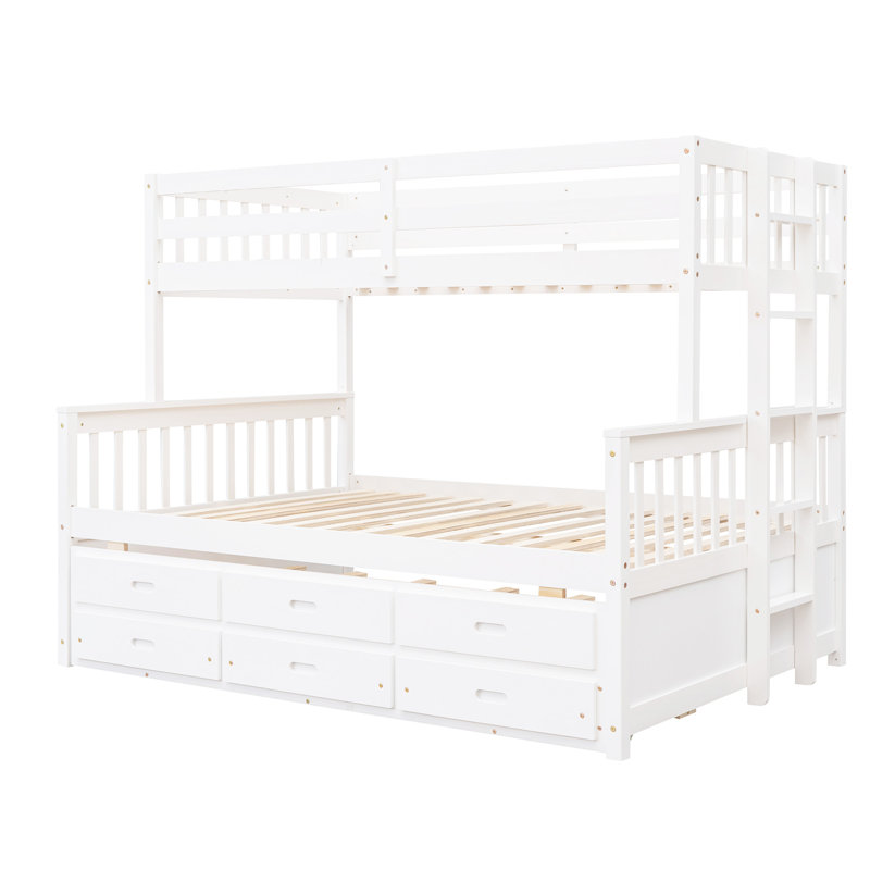 Lit plateforme avec rangement Jarrelle, Blanc
