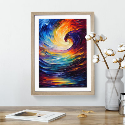 Ocean Wave Abstract No.6 - Single Picture Frame Print