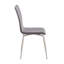 Chaise d'appoint pivotante Maxwell en similicuir-590738014