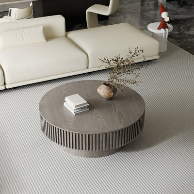 Timeshia Round Coffee Table With Storage