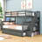 Dekevious Kids Twin Over Full Bunk Bed with Trundle-641168638
