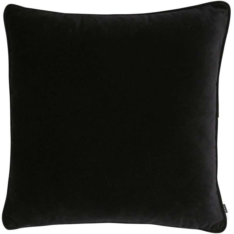 Leticija Square Cushion, 43" H x 43" W x 16" D, Black