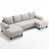 Polyester gris clair est en rupture de stock