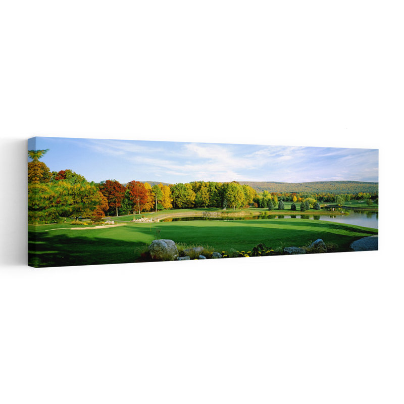 Golf Course Penn National Golf Club Fayetteville Franklin County Pennsylvania USA by Chris John/PDI - Wrapped Canvas Panoramic Print