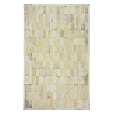 Daedalus Cowhide Geometric Area Rug