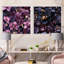 Montelimar - Ensemble de 2 collages floraux carrés-101848230-101848232