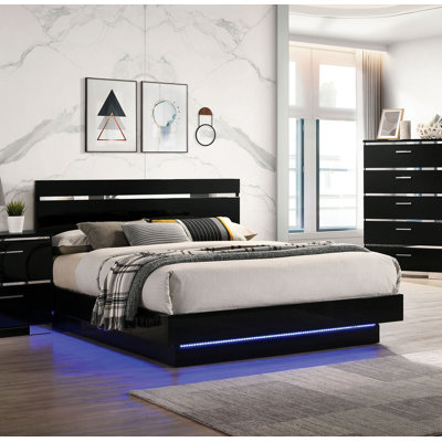 Caliel Solid Wood Platform Bed