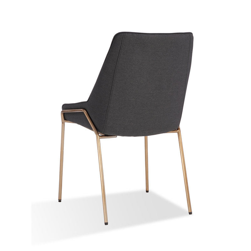 Chaise d'appoint Rosetta, Charbon