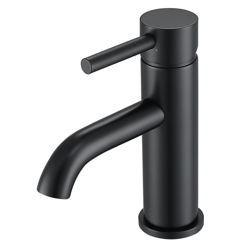 Valencia Series Single Lever Bathroom Faucet, Matte Black