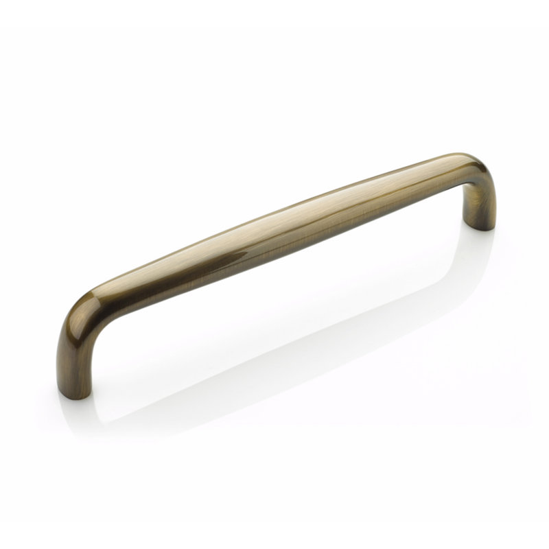 Brass Appliance Pull, 10", Antique Brass