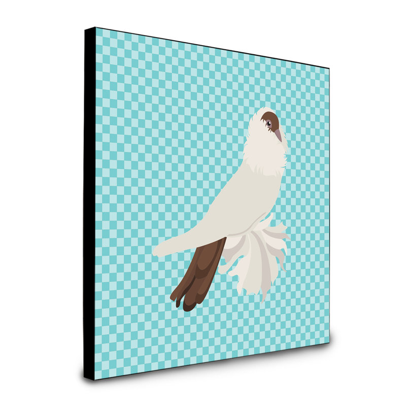 Panneau mural en art casque-allemand pigeon Southfield, bleu