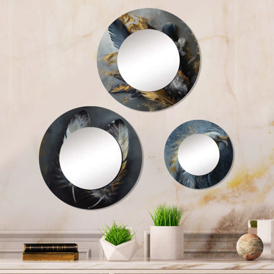 Devansshi Metal Round Mirror
