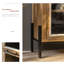 Buffet en bois massif brun