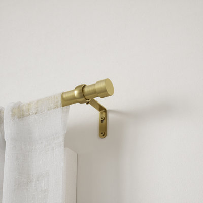 Steel Adjustable Single Curtain Rod