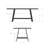 Rhem 6 - Person Solid Wood Top Trestle Dining Set-1607440198