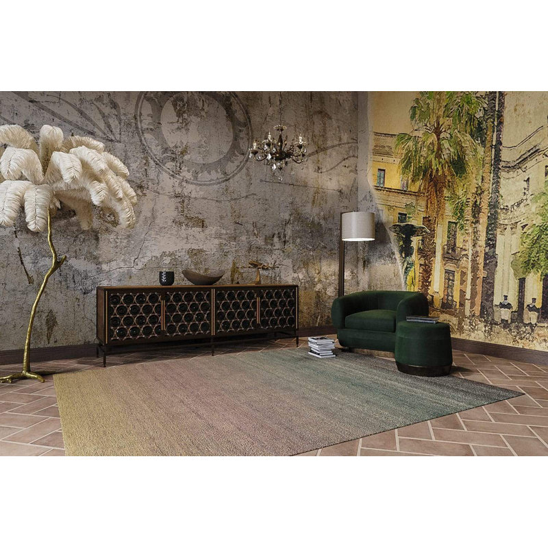 Twilight Hand Woven Wool Ombre Area Rug, Rectangle 12' x 16'