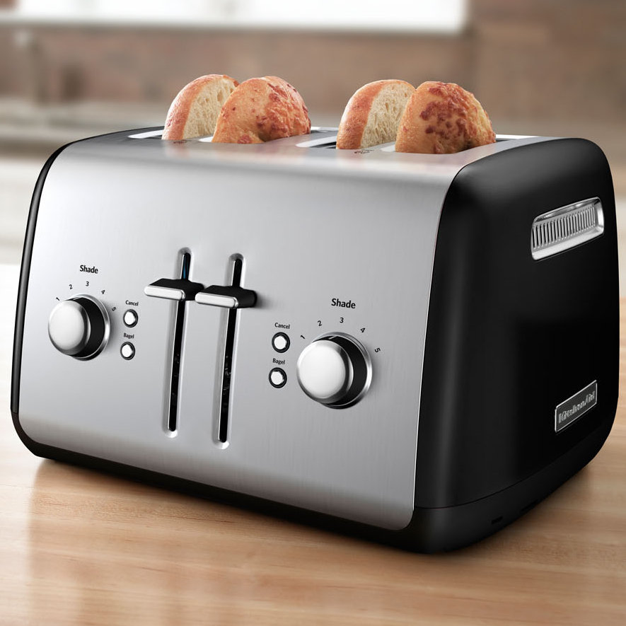 KitchenAid® 4-Slice Toaster, Onyx Black