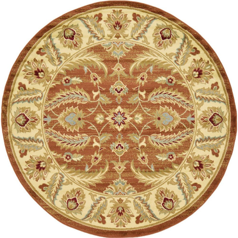 Odyssey Oriental Indoor Rug, Round 8'