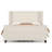 Bed Frame, Chenille Upholstered Platform Bed with Double-row Nailhead Design-895792362-895792356