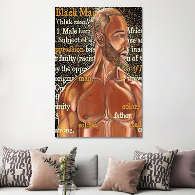 Black Man - Painting on Canvas