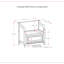 Banc de rangement en bois massif Connaught-2055547289