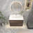 35.2'' Single Bathroom Vanity with Plastic Top-1475022089