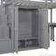 Bureau et garde-robe - Lit mezzanine multifonctionnel peu encombrant-108933547-108933548