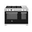Professional Series All-Gas Range 48" - 6 Brass Burners + Electric Griddle - Gas Oven-356618580-356618577