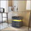 1 ensemble de table de chevet avec bande de lumière DEL réglable, 2 tiroirs, grand espace de rangement, convient pour une table de chevet, une table basse, un canapé, une table d'appoint ou une table de bout pour bureau-129345961