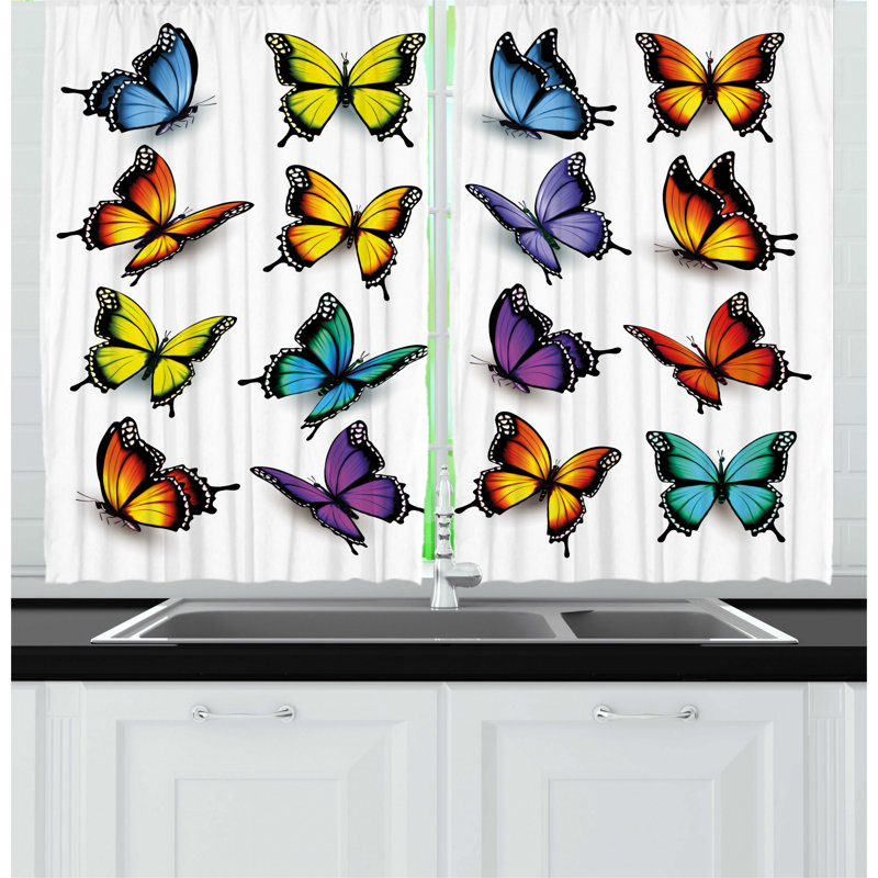 Pointed Kitchen Curtain