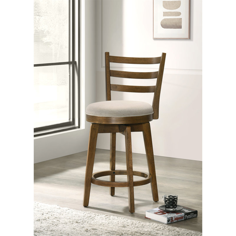 Comfortable Swivel Chair With Stylish Back And Relaxing Foot Rest For Home Use