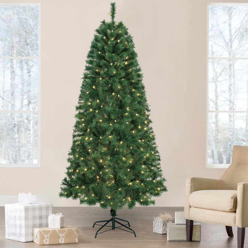 84' H Lighted Artificial Pine Christmas Tree