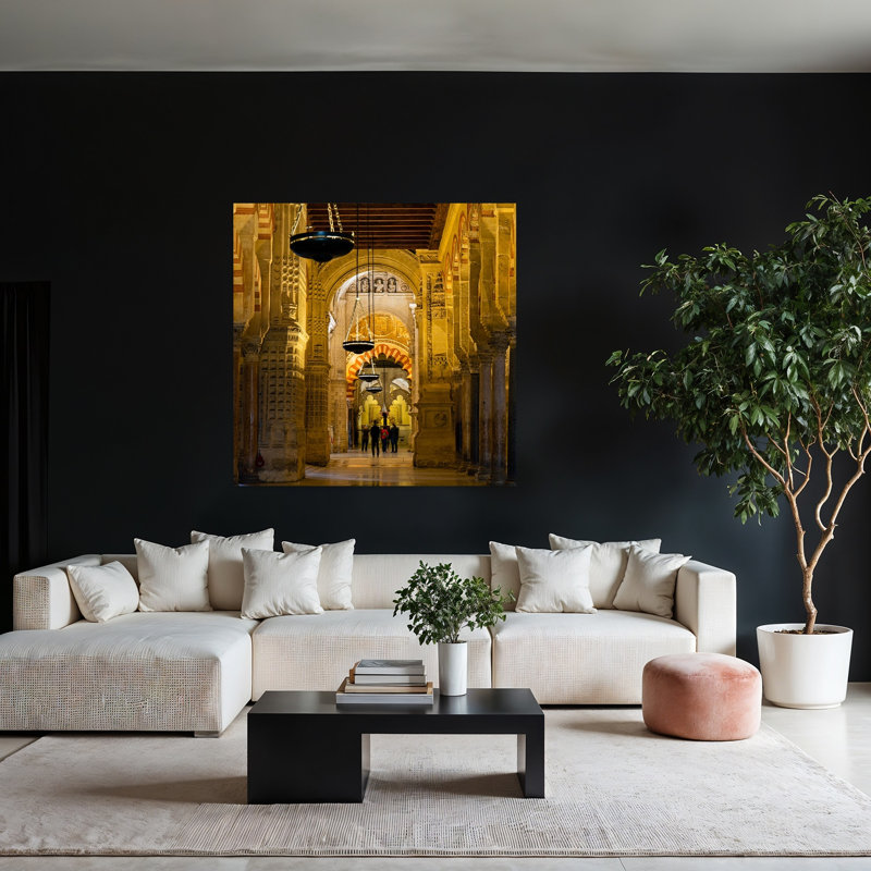Interior of the Mosque. La Mezquita Cordoba Cordoba Province Andalusia southern Spain 1 Piece Wrapped Canvas Wall Art