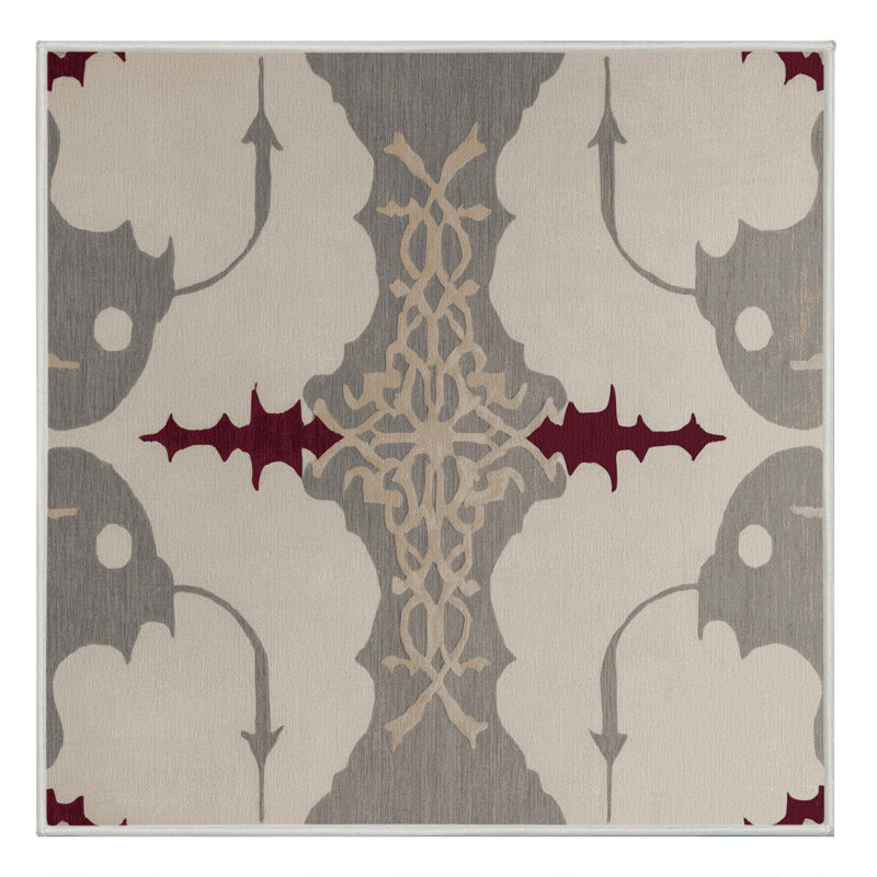 Tapis à motifs fusionnés, Carré 7 pi