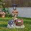 Statue jardinière Schnauzer