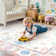 Guilhermina Washable Oushak Runner, Non Slip Area Rug for Bedroom, Floral Boho Runners Vintage Mat