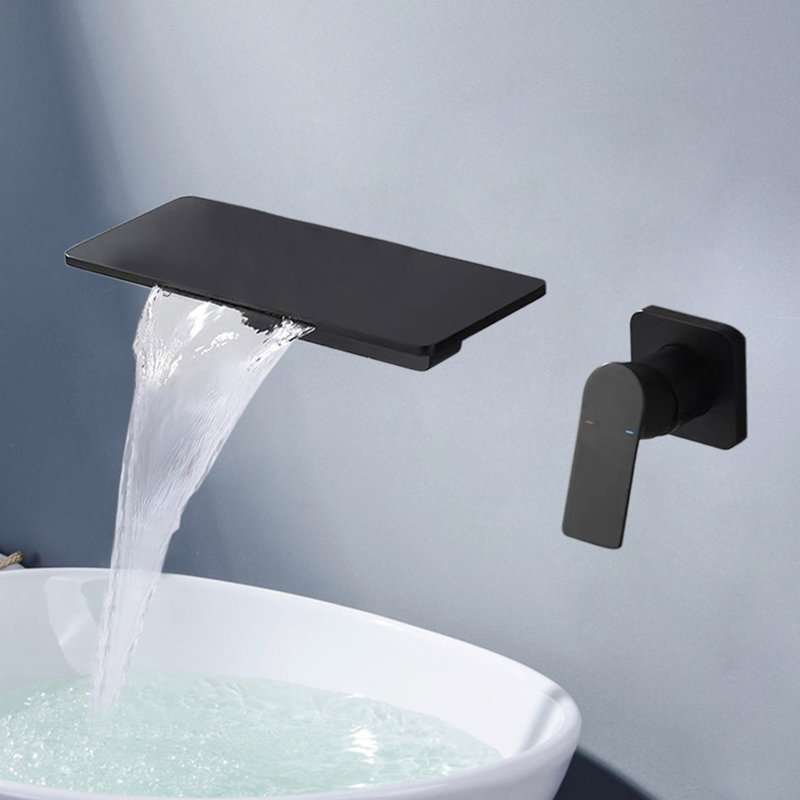 Robinet pour salle de bain, Noir