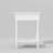 Classic White Nightstand With Solid Wood Legs And Storage Drawer-531369874